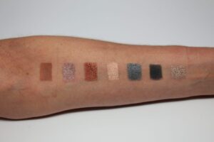 Swatches from warm Palette