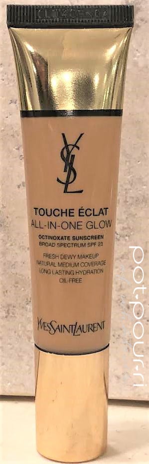 YSL TOUCHE ECLAT ALL OVER GLOW TINTED MOISTURIZER IN BD 40 WARM SAND