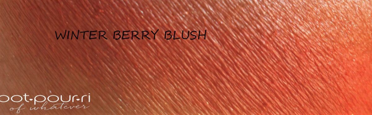 Winter Berry Blush swatch