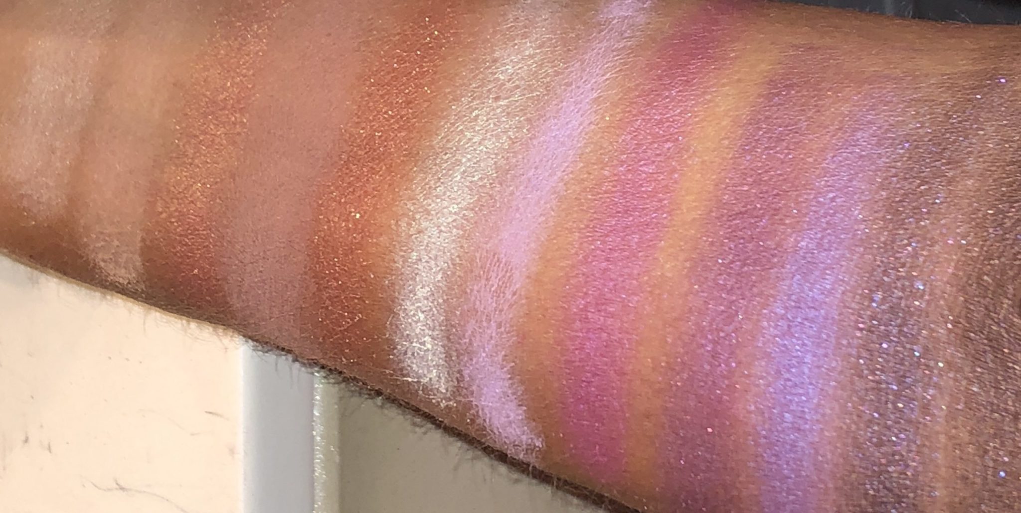 NAKED ULTRAVIOLET PALETTE SWATCHES