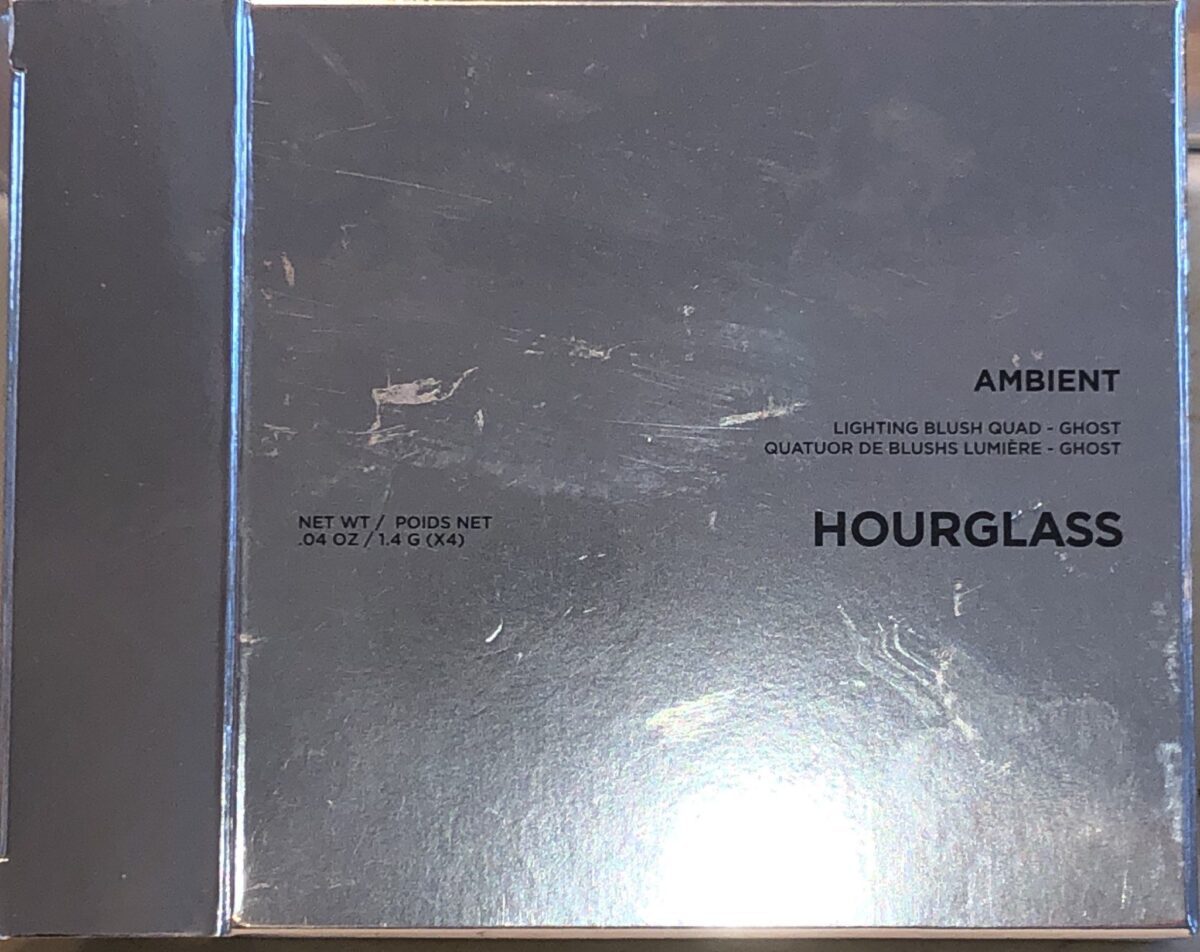OUTER BOX PACKAGING FOR HOURGLASS GHOST BLUSH PALETTE 