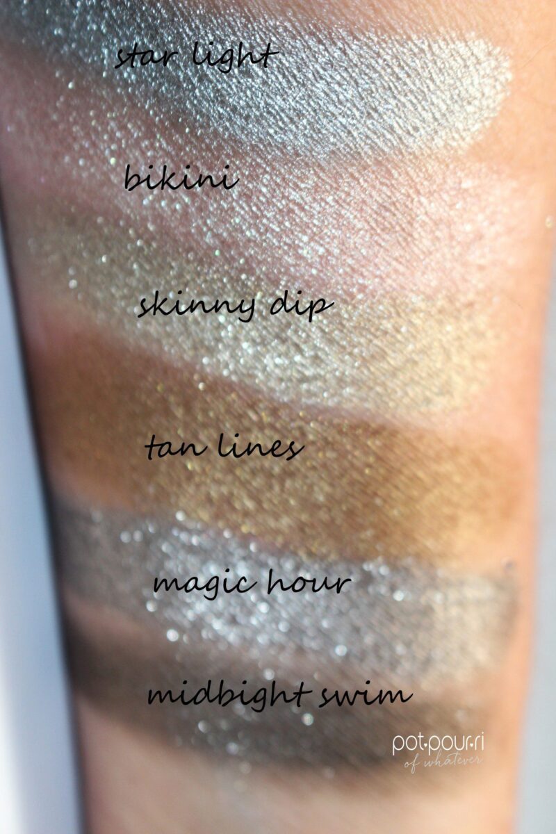 Jouer-skinny-dip-ultra-foiled-shimmer-shadows-for-eyes-swatched