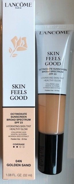 LANCOME SKIN TINT PACKAGING BOX AND PRODUCT TUBE