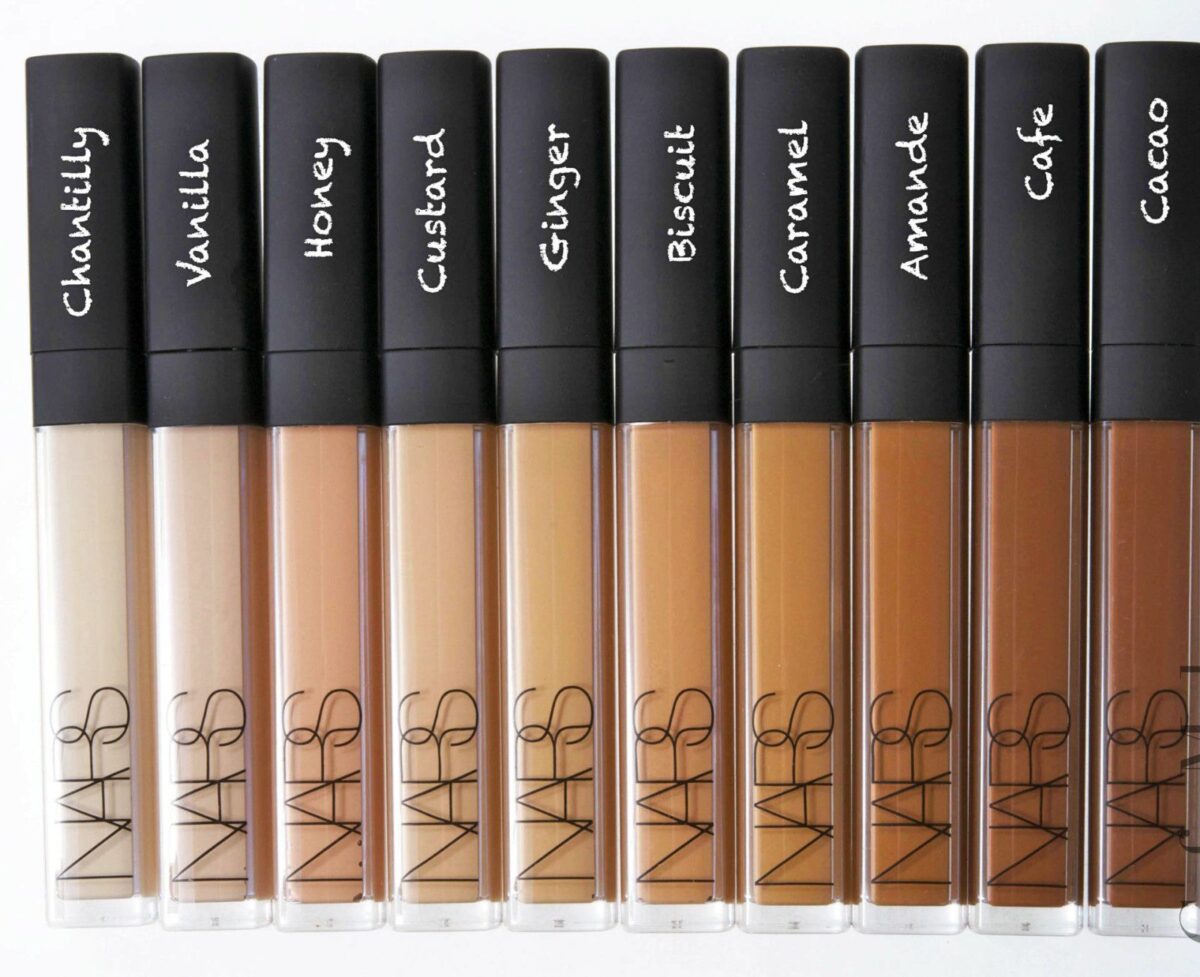 sixteen shades of Nars Radiant Creamy Concealer