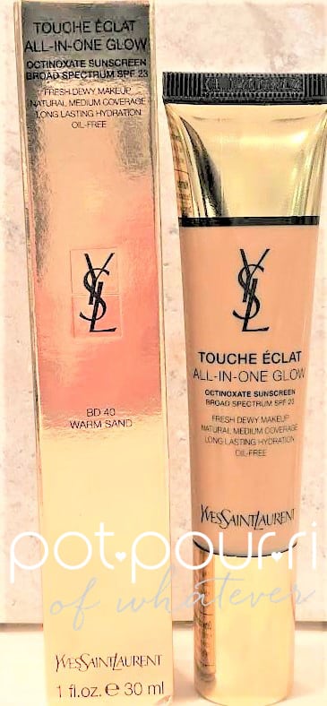YSL TOUCHE ECLAT ALL OVER GLOW TINTED MOISTURIZER PACKAGING