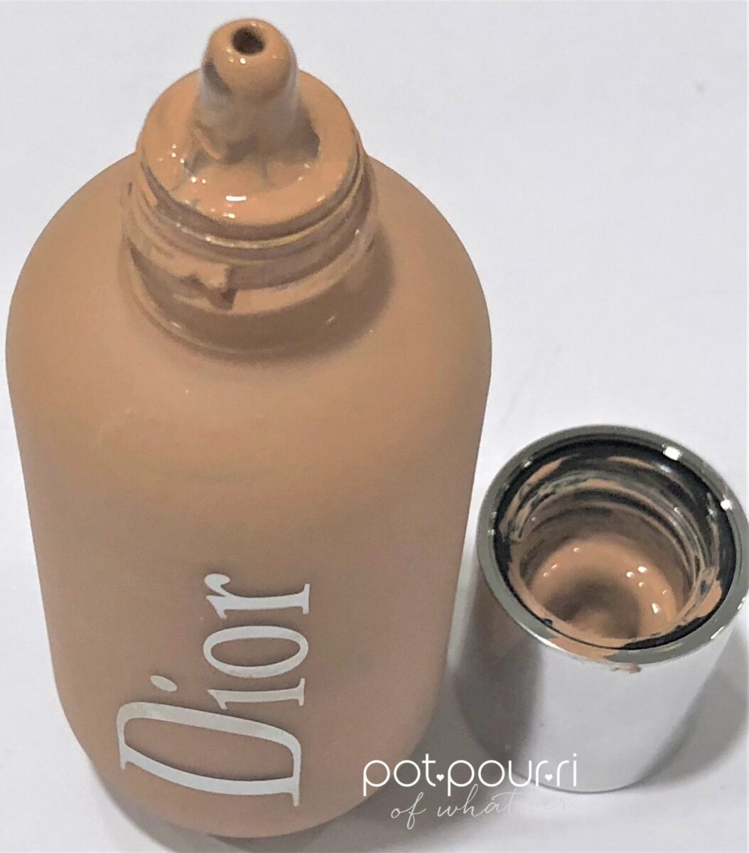 DIOR BACKSTAGE FACE BODY FOUNDATION LID OFF SQUEEZE BOTTLE